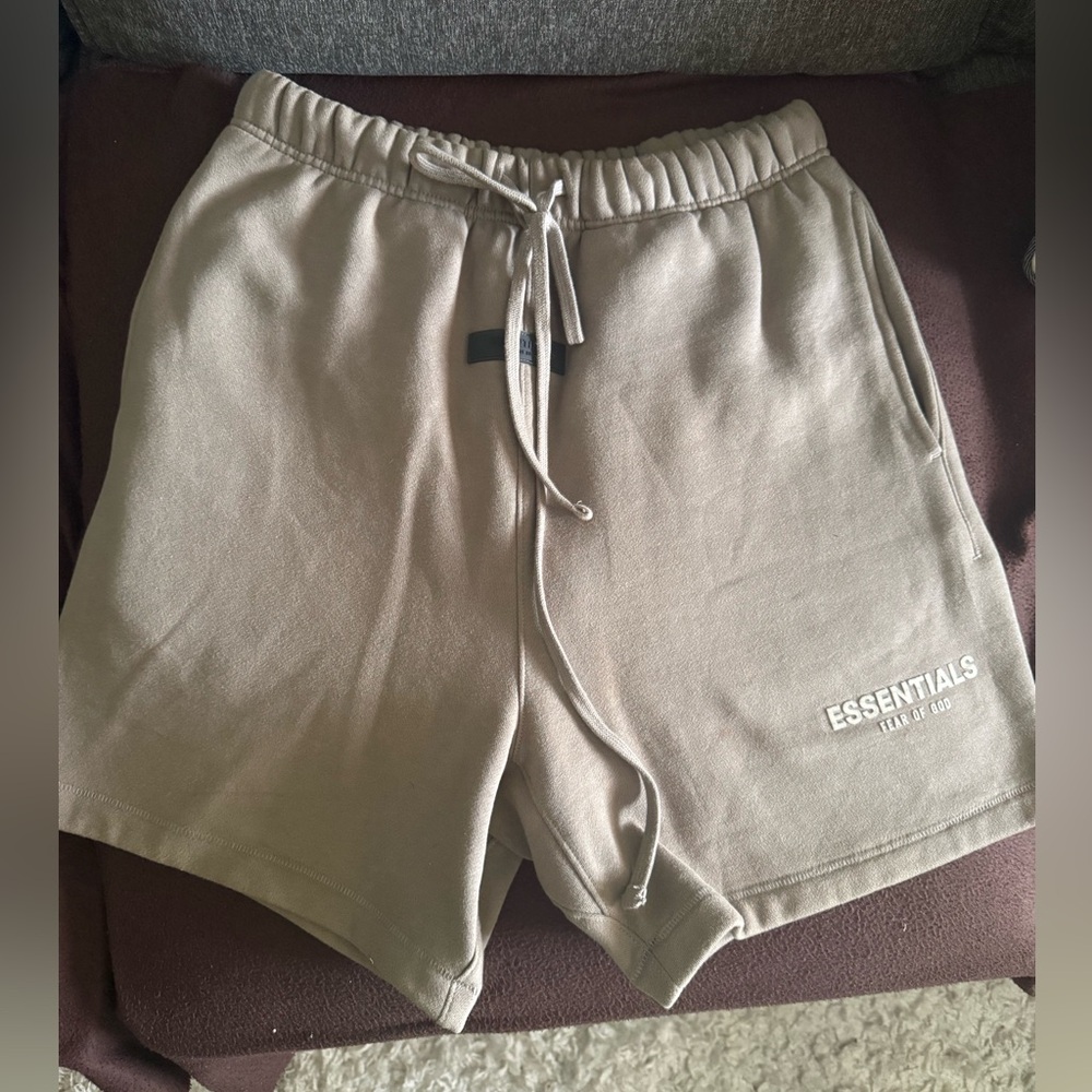 Fear of God Essentials Desert Taupe Shorts